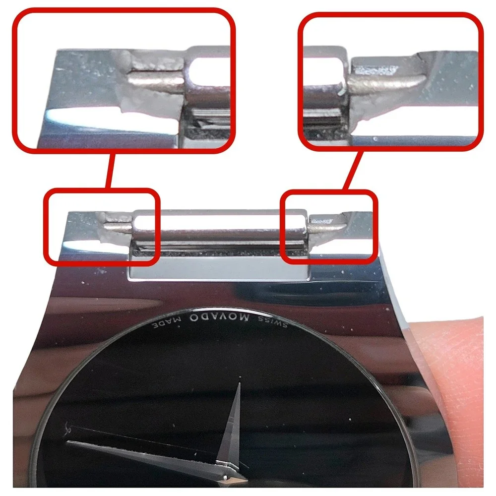 Movado Museum Watch 89 C6 1850 Mens Minimalist Black Tungsten Carbide Swiss